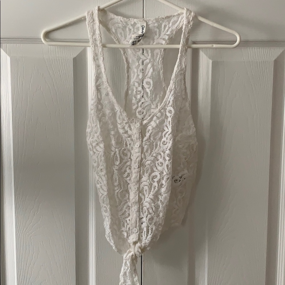 lace tank top